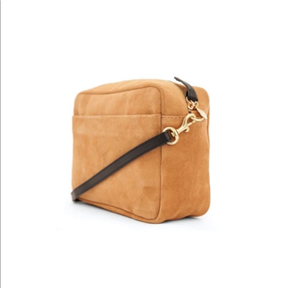 Clare V. Camel Suede Marisol Crossbody Bag NWT - Picture 14 of 15
